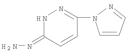 70589-07-0,3-hydrazino-6-(1H-pyrazol-1-yl)pyridazine,6-(1H-Pyrazol-1-yl)-3(2H)-pyridazinone hydrazone;(6-pyrazol-1-ylpyridazin-3-yl)hydrazine;